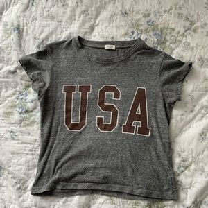 Gray Pacsun USA Top